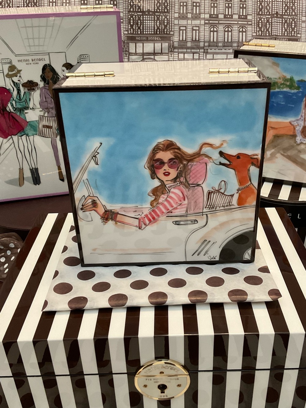 NWT Henri Bendel Jewelry Box - Bendel Weekend Getaway